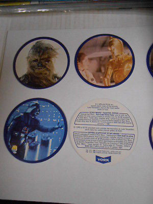 Star Wars Empire York Peanut Butter 6 card set 1981