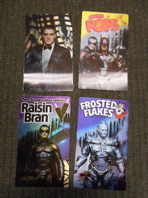 Batman Movie lenticular 3D box size 4 card set 1990s