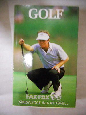 Golf Fax- Pax rare card set 1990s