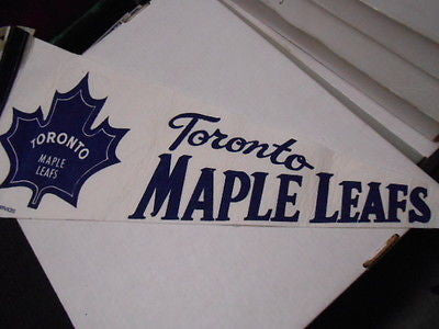 Toronto Maple Leafs NHL rare Hockey pennant 1969