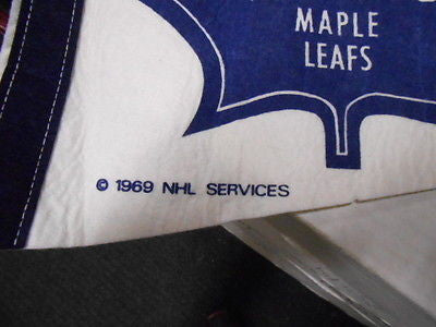Toronto Maple Leafs NHL rare Hockey pennant 1969