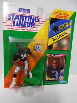 Bo Jackson NFL football rare Starting lineup sealed figure 1992