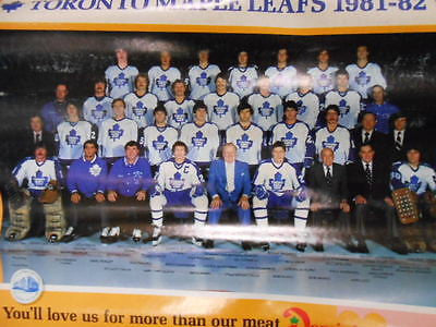 Toronto Maple Leafs Toronto Dominion hockey Calendar 1981-82