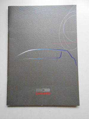 Ferrari Giugiaro car rare limited issued brochure booklet