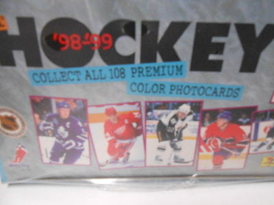 NHL hockey colour photocards full sealed box Panini 1998-99