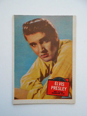 Elvis Hit Stars rare card 1950s