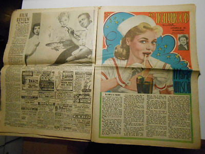 Comic full insert section Chicago Herald Newspaper September 16,1951