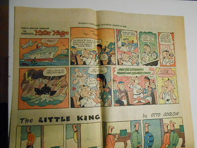 Comics insert full section Toronto Star Newspaper from March 19, 1966