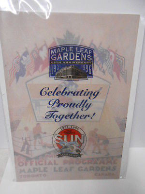 Toronto Maple Leaf Gardens 1930s reissued first issue program