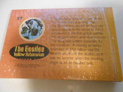 The Beatles Yellow Submarine 3x5 card set