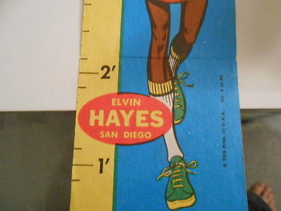 NBA basketball 3 measuring inserts Hayes,bellamy,Munroe 1970