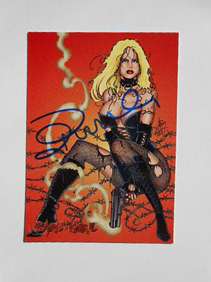 Pam Anderson Barb Wire rare signed in person card sold with COA