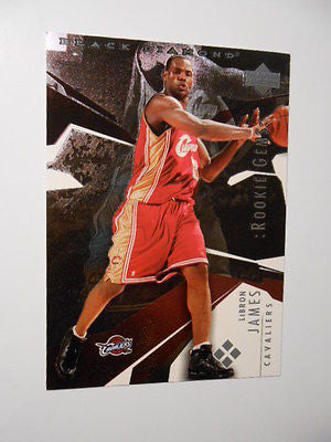 LeBron James rare UD large size version Black Diamond NBA rookie card 2003