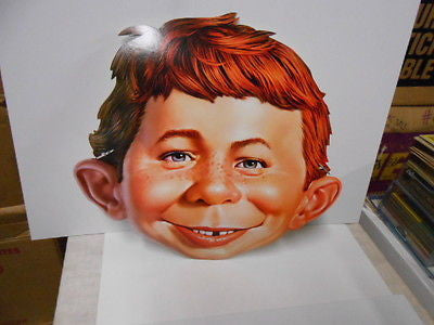 Mad Magazine rare Alfred E. Newman cardboard face cover