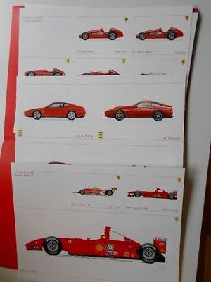 Ferrari cars rare limited issued press kit 2000