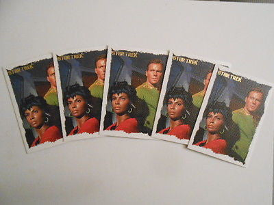 Star Trek Original Preview Rare Five fabric cards deal