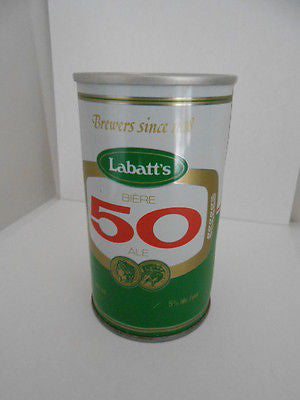 Labatts 50 brand Beer rare empty beer can 1960s