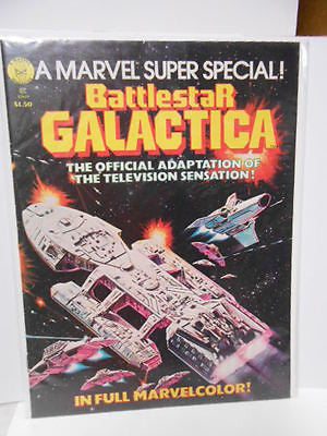 Battlestar Galactica Marvel Super special vintage comic magazine 1970s