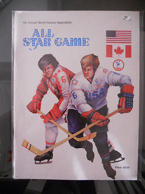 All-Star vintage hockey game program 1975