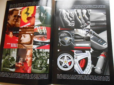 Ferrari cars rare vintage brochure book 1990s