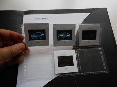 Ferrari Pininfarina car rare limited issued press kit with photo slides 2002