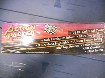Nascar Action Packed series 2 cards( Dealers version Box! ) 1993
