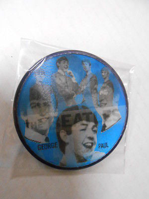 The Beatles rare original ( blue ) 3x3 flicker button 1960s