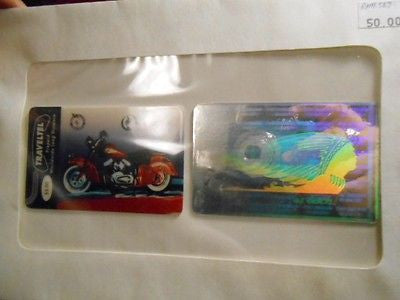 Indian Motorcyle hologram phonecards set 1990
