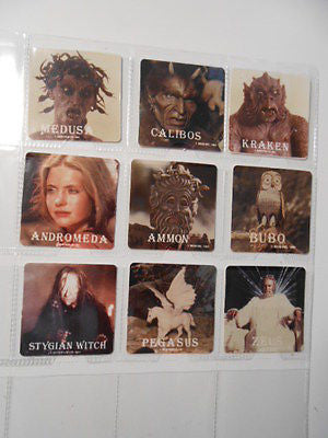 Clash of the Titans Movie 9 card set 1980s