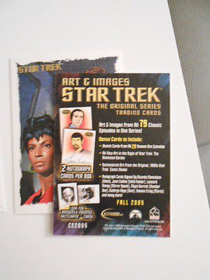 Star Trek Original Preview Rare Five fabric cards deal