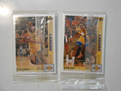 LA Lakers NBA limited issued UD team card set only in France
