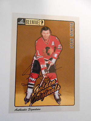 Stan Makita Score Pinnacle signed insert NHL hockey card