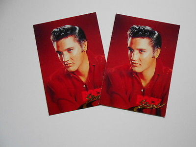 Elvis two cards limited issued release 1991