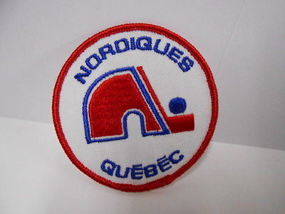 Quebec Nordiques NHL 3x3 size patch 1970s