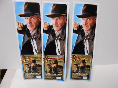 Indiana Jones Movie rare 3 bookmarks