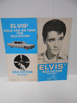 Elvis On tour rare RCA ad book 1966