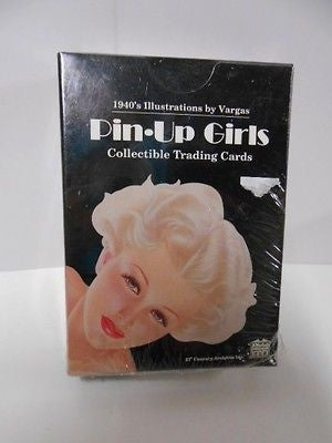 Vargas Pin-Up 1940s girls factory sealed cards set 1990