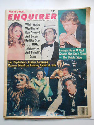 Star Wars issue National Enquirer rare vintage full newspaper 1983