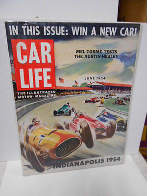 Formula 1 rare Car Life vintage all intact racing magazine 1954