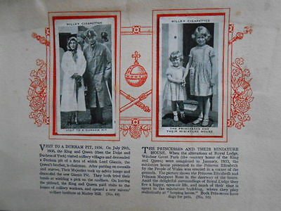 Royal Family Tobacco cards set w/ Album King George 6th 1937