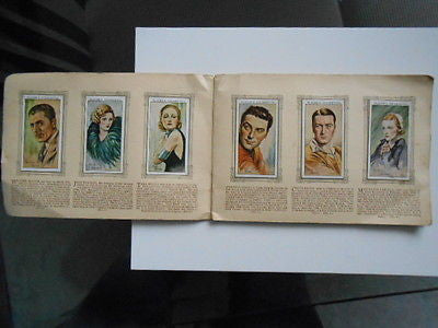 Film Stars tobacco cards set album set 1950s