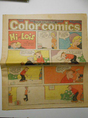 Comic full insert section Toronto Star Newspaper May 11,1974