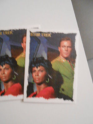 Star Trek Original Preview Rare Five fabric cards deal