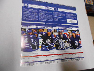 Toronto Maple Leafs quarter finals unused 4 playoff tickets round 1 game 2007