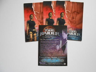 Tomb Raider movie rare 3 cards limited issued promos