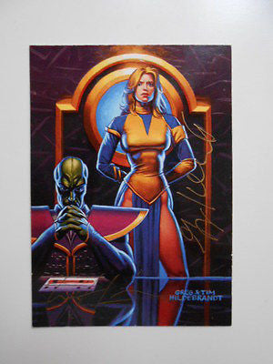 Star Wars rare signed Greg /Tim Hildebrandt card w/ COA