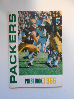 Green Bay Packers football press book 1966
