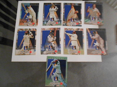 Cricket  rare test cards set 1990s