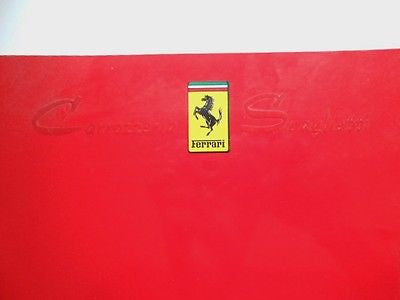 Ferrari cars rare vintage brochure book 1990s