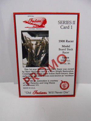 Indian motorcycle Gold stamped rare series 2 Promo card #1 1990s